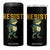 Resist Frog Protest 4 in 1 Can Cooler Tumbler Free Portland Political Satire TS02 One Size: 16 oz Black Print Your Wear