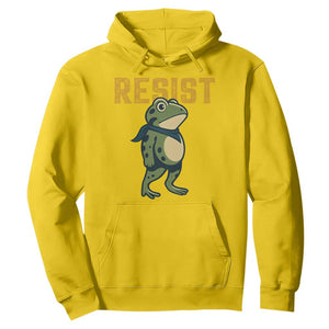 Resist Frog Protest Hoodie Free Portland Political Satire TS02 Daisy Print Your Wear