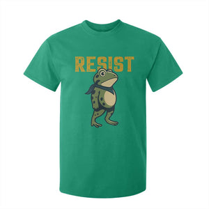 Resist Frog Protest T Shirt For Kid Free Portland Political Satire TS02 Irish Green Print Your Wear
