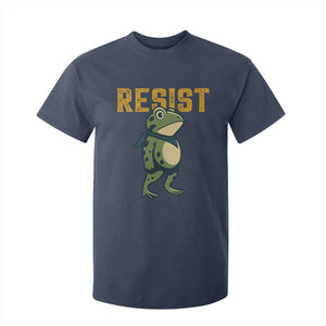 Resist Frog Protest T Shirt For Kid Free Portland Political Satire TS02 Navy Print Your Wear