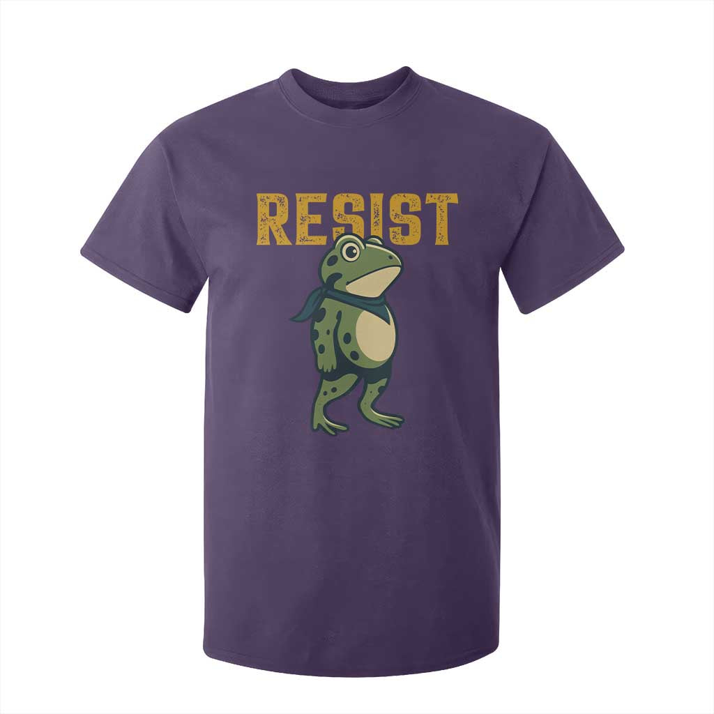 Resist Frog Protest T Shirt For Kid Free Portland Political Satire TS02 Purple Print Your Wear