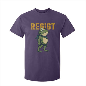 Resist Frog Protest T Shirt For Kid Free Portland Political Satire TS02 Purple Print Your Wear