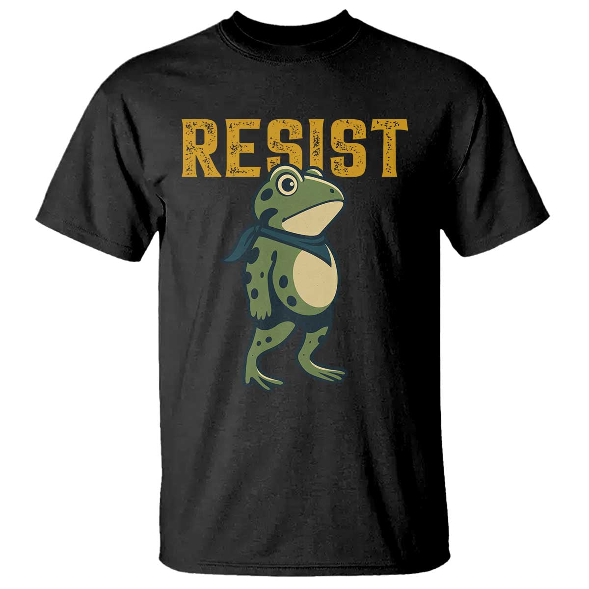Resist Frog Protest T Shirt Free Portland Political Satire TS02 Black Print Your Wear