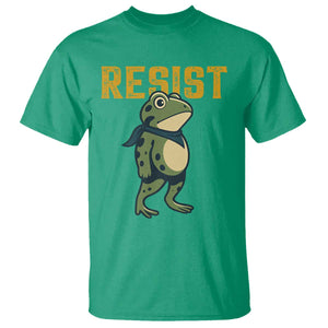 Resist Frog Protest T Shirt Free Portland Political Satire TS02 Irish Green Print Your Wear