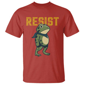 Resist Frog Protest T Shirt Free Portland Political Satire TS02 Red Print Your Wear