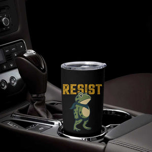 Resist Frog Protest Tumbler Cup Free Portland Political Satire TS02 Print Your Wear
