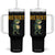 Resist Frog Protest Tumbler With Handle Free Portland Political Satire TS02 One Size: 40 oz Black Print Your Wear