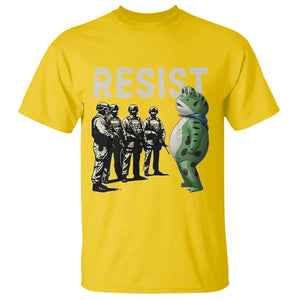 Resist Frog T Shirt Inflatable Animal Protest Free Portland TS02 Daisy Print Your Wear