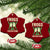 Frogs Together Strong Ceramic Ornament Portland Frog Protest United We Ribbit TS02 Print Your Wear