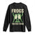 Frogs Together Strong Long Sleeve Shirt Portland Frog Protest United We Ribbit TS02 Black Print Your Wear