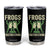 Frogs Together Strong Tumbler Cup Portland Frog Protest United We Ribbit TS02 Black Print Your Wear