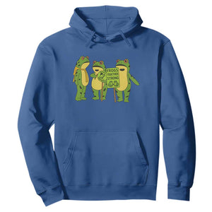 Frogs Together Strong Hoodie Portland Frog Resist Protest TS02 Royal Blue Print Your Wear