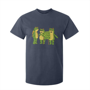 Frogs Together Strong T Shirt For Kid Portland Frog Resist Protest TS02 Navy Print Your Wear