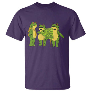 Frogs Together Strong T Shirt Portland Frog Resist Protest TS02 Purple Print Your Wear