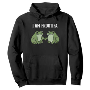 I Am Frogtifa Hoodie Portland Frog Resist Protest Handshake Frogs TS02 Black Print Your Wear