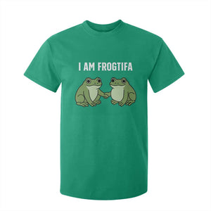 I Am Frogtifa T Shirt For Kid Portland Frog Resist Protest Handshake Frogs TS02 Irish Green Print Your Wear