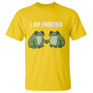 I Am Frogtifa T Shirt Portland Frog Resist Protest Handshake Frogs TS02 Daisy Print Your Wear