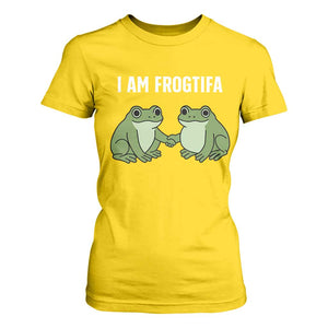 I Am Frogtifa T Shirt For Women Portland Frog Resist Protest Handshake Frogs TS02 Daisy Print Your Wear