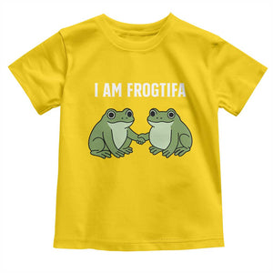 I Am Frogtifa Toddler T Shirt Portland Frog Resist Protest Handshake Frogs TS02 Daisy Print Your Wear