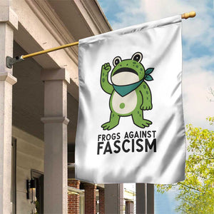 Frogs Against Fascism Garden Flag Portland Resist Protest Antifascist TS02 Print Your Wear