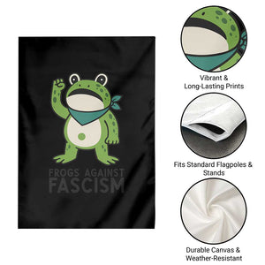 Frogs Against Fascism Garden Flag Portland Resist Protest Antifascist TS02 Print Your Wear