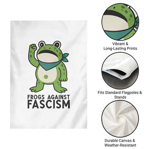 Frogs Against Fascism Garden Flag Portland Resist Protest Antifascist TS02 Print Your Wear
