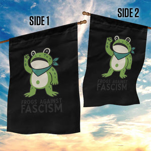 Frogs Against Fascism Garden Flag Portland Resist Protest Antifascist TS02 Print Your Wear