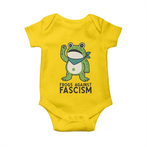 Frogs Against Fascism Baby Onesie Portland Resist Protest Antifascist TS02 Daisy Print Your Wear