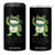 Frogs Against Fascism 4 in 1 Can Cooler Tumbler Portland Resist Protest Antifascist TS02 One Size: 16 oz White Print Your Wear