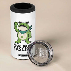 Frogs Against Fascism 4 in 1 Can Cooler Tumbler Portland Resist Protest Antifascist TS02 Print Your Wear