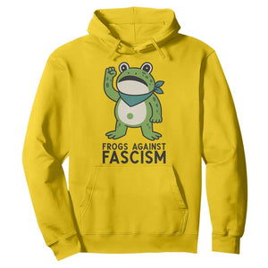 Frogs Against Fascism Hoodie Portland Resist Protest Antifascist TS02 Daisy Print Your Wear