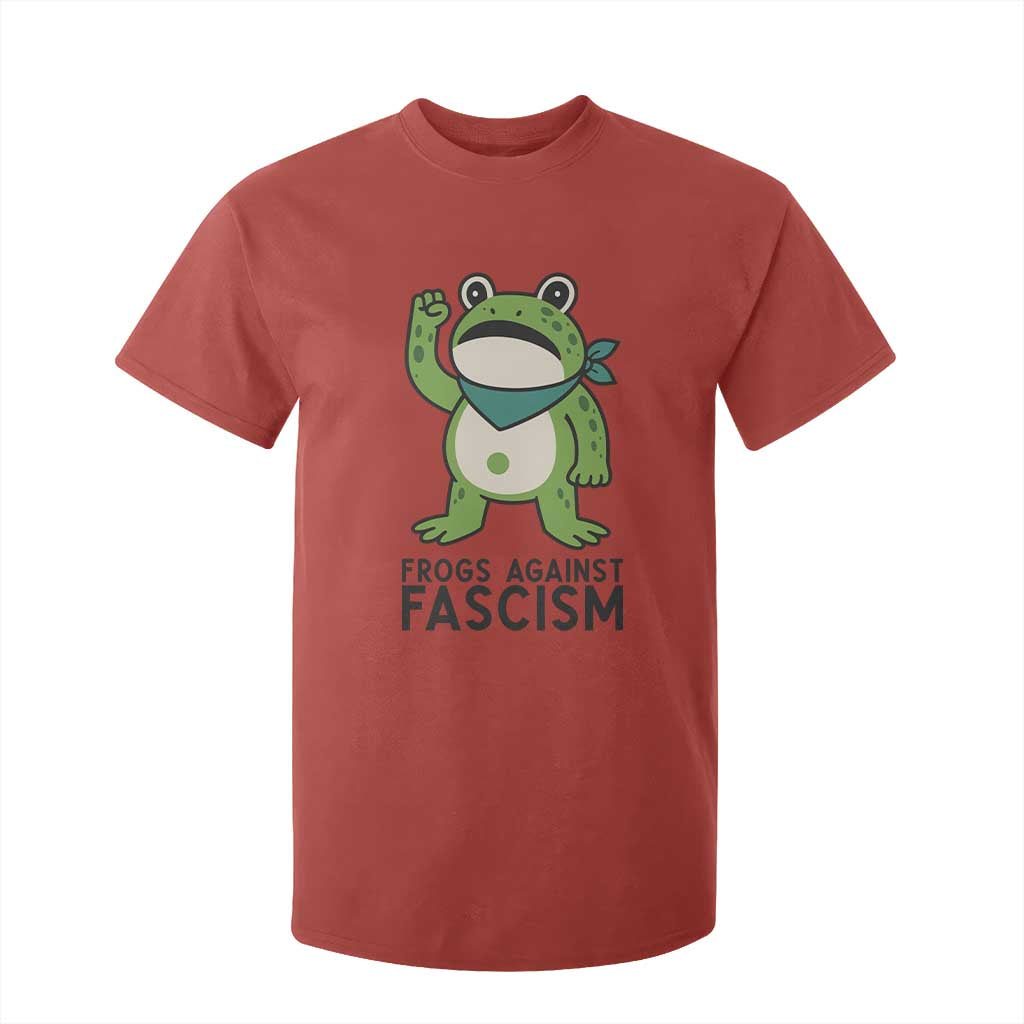 Frogs Against Fascism T Shirt For Kid Portland Resist Protest Antifascist TS02 Red Print Your Wear