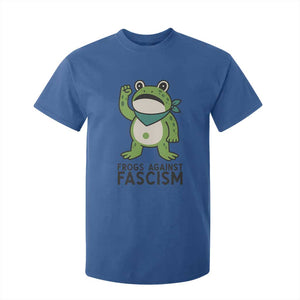 Frogs Against Fascism T Shirt For Kid Portland Resist Protest Antifascist TS02 Royal Blue Print Your Wear