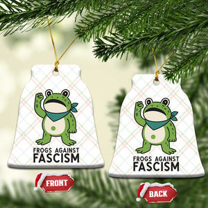 Frogs Against Fascism Ceramic Ornament Portland Resist Protest Antifascist TS02 Print Your Wear