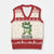 Frogs Against Fascism V-Neck Knit Sweater Vest Portland Resist Protest Antifascist - Print Your Wear