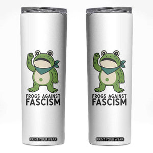 Frogs Against Fascism Skinny Tumbler Portland Resist Protest Antifascist TS02 Print Your Wear