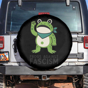 Frogs Against Fascism Spare Tire Cover Portland Resist Protest Antifascist TS02 No hole White Print Your Wear