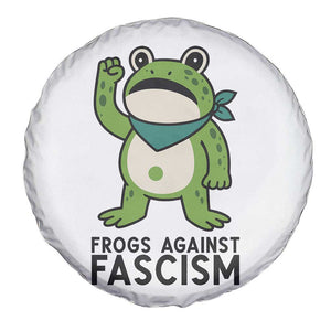 Frogs Against Fascism Spare Tire Cover Portland Resist Protest Antifascist TS02 Print Your Wear