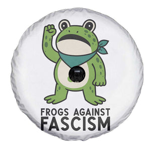 Frogs Against Fascism Spare Tire Cover Portland Resist Protest Antifascist TS02 Print Your Wear
