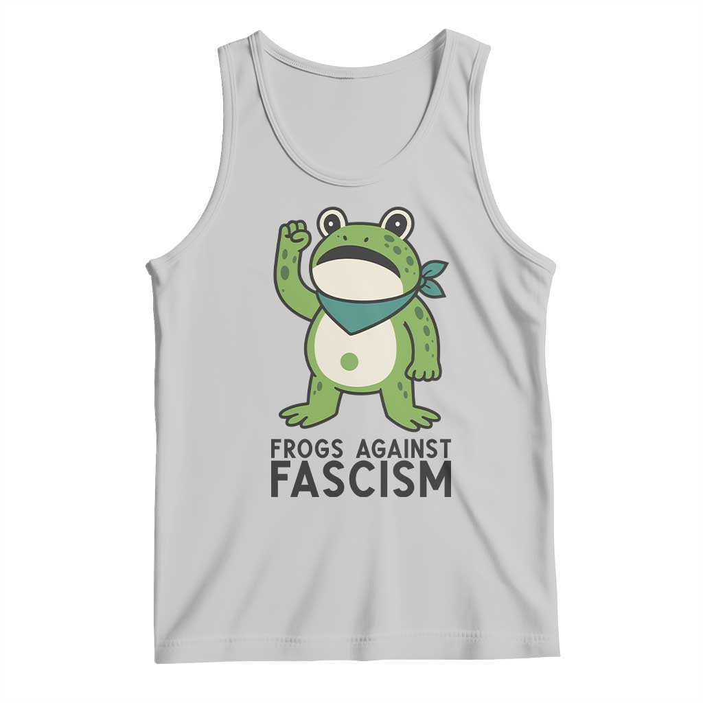 Frogs Against Fascism Tank Top Portland Resist Protest Antifascist TS02 Ash Print Your Wear