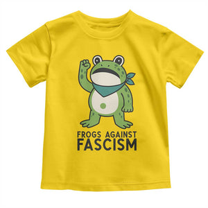 Frogs Against Fascism Toddler T Shirt Portland Resist Protest Antifascist TS02 Daisy Print Your Wear
