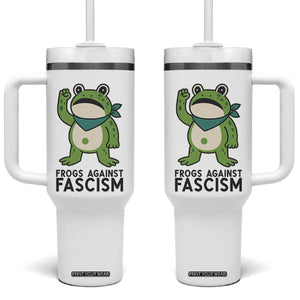 Frogs Against Fascism Tumbler With Handle Portland Resist Protest Antifascist TS02 Print Your Wear