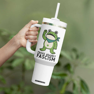 Frogs Against Fascism Tumbler With Handle Portland Resist Protest Antifascist TS02 Print Your Wear