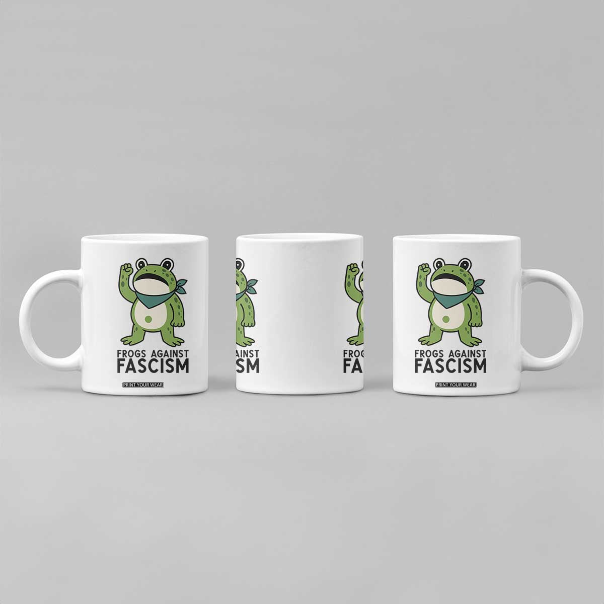 Frogs Against Fascism Coffee Mug Portland Resist Protest Antifascist TS02 Print Your Wear