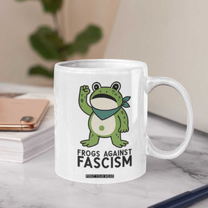 Frogs Against Fascism Coffee Mug Portland Resist Protest Antifascist TS02 Print Your Wear