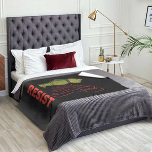 Frog Resist Throw Blanket Free Portland Political Satire TS02 Print Your Wear