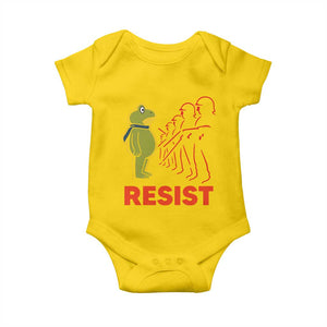 Frog Resist Baby Onesie Free Portland Political Satire TS02 Daisy Print Your Wear