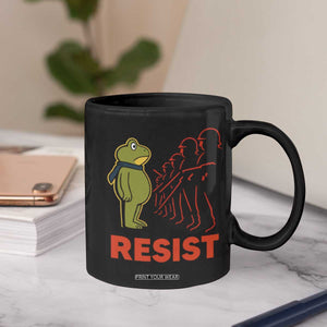 Frog Resist Coffee Mug Free Portland Political Satire TS02 Print Your Wear