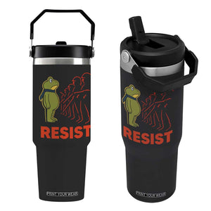 Frog Resist Flip Straw Tumbler Free Portland Political Satire TS02 One Size: 30 oz Black Print Your Wear