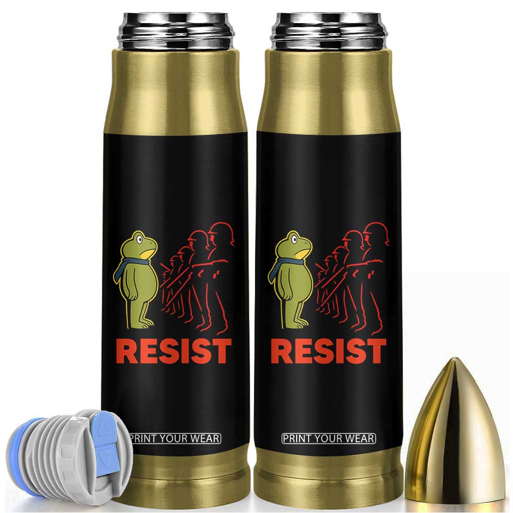 Frog Resist Bullet Tumbler Free Portland Political Satire TS02 Black Print Your Wear